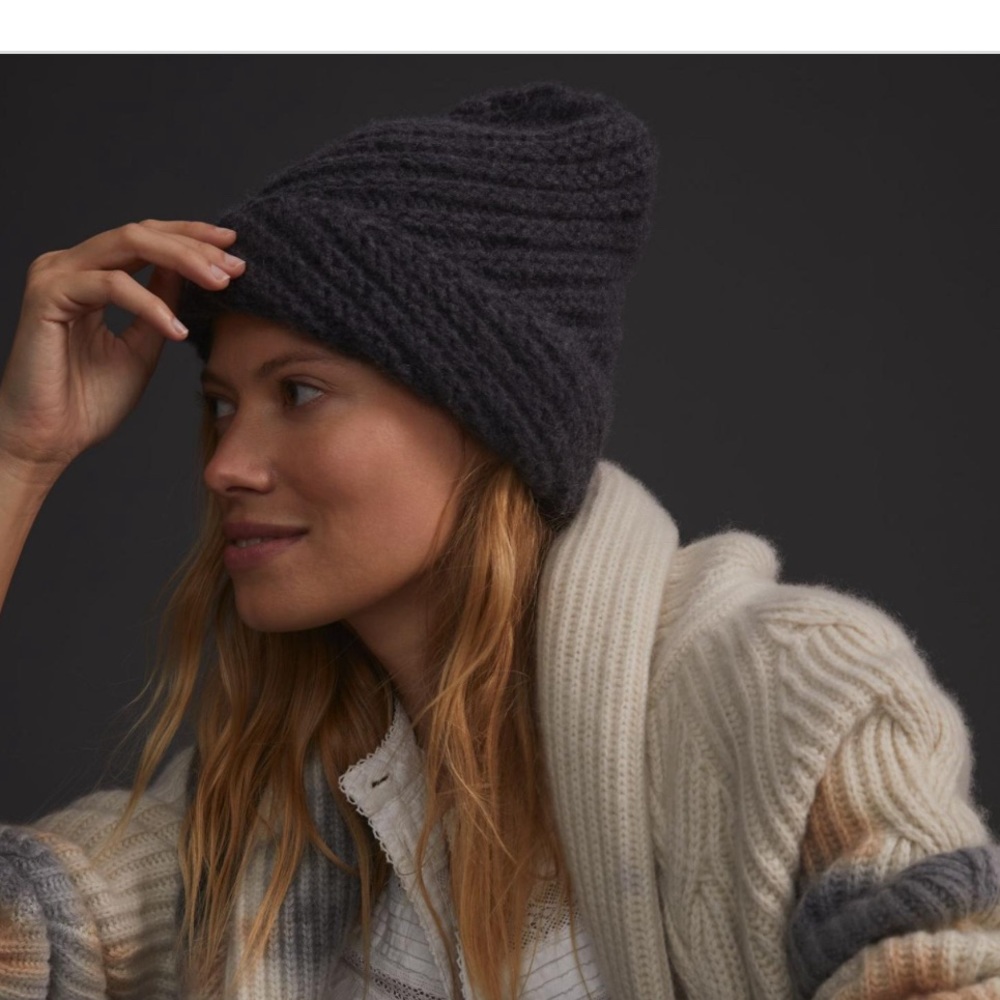 Anthropologie Cashmere Beanie